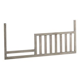 Toddler Bed Safety Guard Rail for Munire & Echelon Convertible Cribs (Ash Grey)