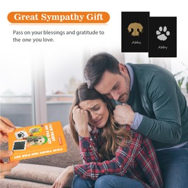Nabance Paw Print Set Dog, Footprint Baby, 4 Pieces Gold and Silver Ink Pad with 8 Cards Footprint Baby Clean Touch Handprint Baby Dog Snout Print Kit Gift for Pets Owners