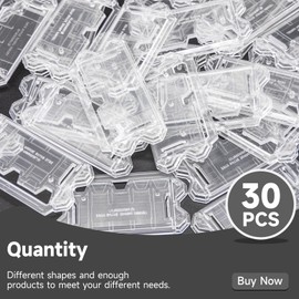 NC EBCO 30 Pieces Action Figure Display Stands Clear Doll Model Support Stand for 3.75 inch Action Figures …