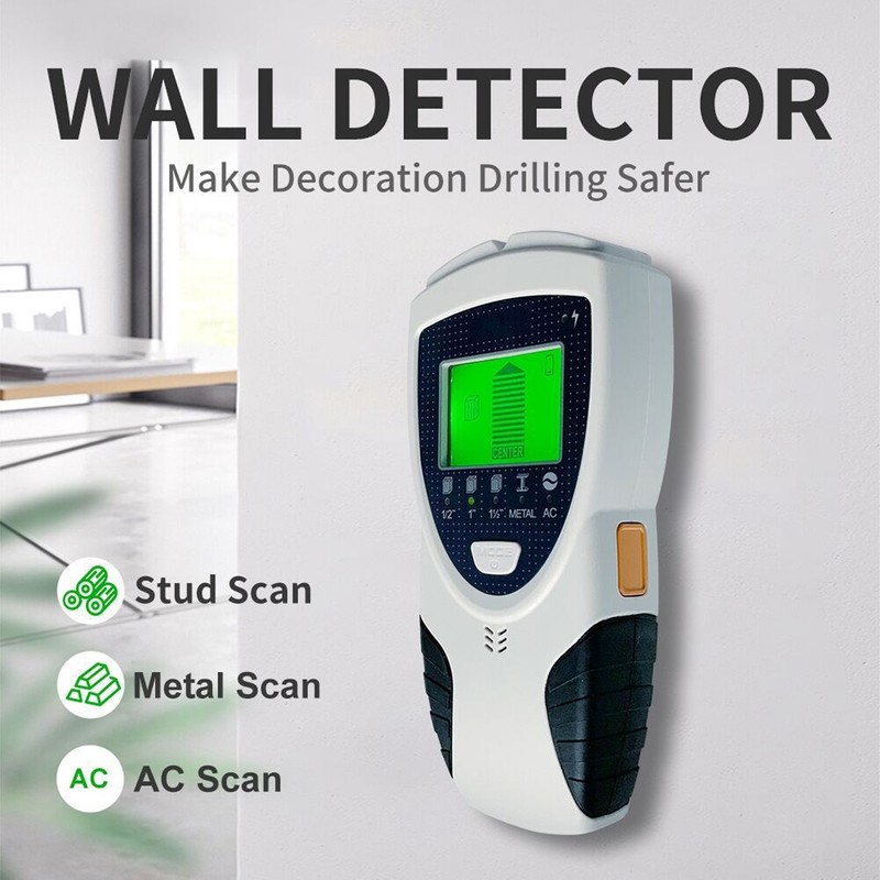 Stud Finder Wall Scanner 5 in 1 LCD Display Accurate