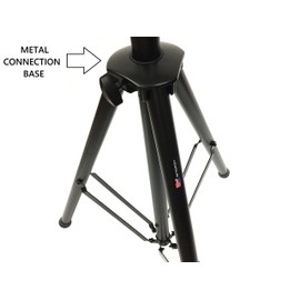 CedarsLink Pair (2) Tripod DJ PA Speaker Stands Push Button Air Raising System Metal Parts