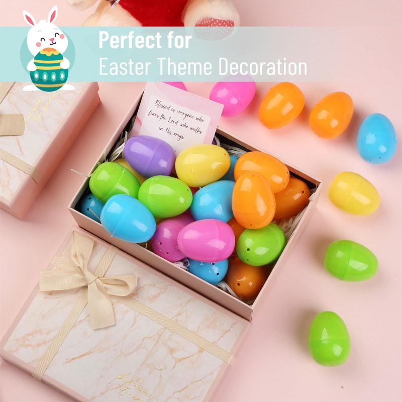 Mr. Pen Fillable Easter Eggs, 2.3 inch, 48 Pack -