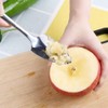 Silver Fruit Grapefruit Spoon Long Handle Stainless Steel 15.5cm Dessert