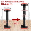 2Pcs Telescopic Support Rod Nylon Cabinet Adjustable Support Pole 200kg