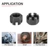 DTGN M12x1.75mm(DxP) Slotted Hex Castle Nuts - 10Pack - Good