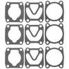 Briny River 3 Sets Air Compressor Valve Plate Gaskets Cylinder