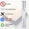 CLPA 24 Inch Flexible No-Math Fibonacci Clear Plastic Ruler: Masterful