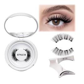 Pestañas Magnéticas Reutilizables con applicatore  Aspecto natural, no necesitan pegamento, suaves con aplicador, fáciles de usar y quitar            