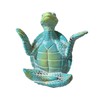 Yoga Meditation Sea Turtle Figurines, Coastal Turtle Ornaments for Garden,