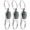 NOLITOY Compass & Keychain Set of 3, Retro, Zinc Alloy,