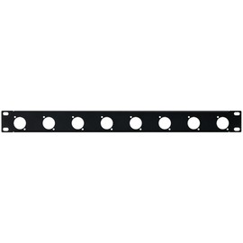 Monacor RCP-8732U rack accessory - rack accessories (Black, 1U)