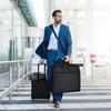 ecooe 2 x Garment Bag, Black Garment Cover, Clothes Protector,