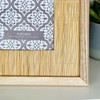 Bamboo Photo Frame 4x6 Standing Rectangular Vintage Modern Wood Picture