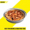 Zuvo Round Aluminium Containers – Pack of 20 Foil Flan