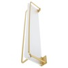 50cm Shower Caddy Wall Mount Shelf with Towel Hanger Acrylic