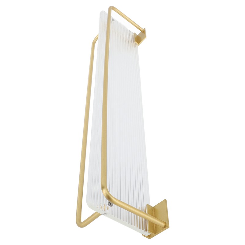 50cm Shower Caddy Wall Mount Shelf with Towel Hanger Acrylic