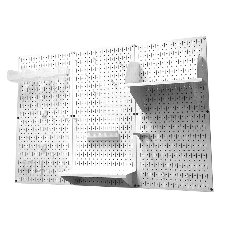 Wall Control Pegboard Organizer 4 ft. Metal Pegboard Standard Tool