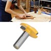 Horizontal Crown Router Bit，1/4 Inch Shank Crown Cap Molding Router