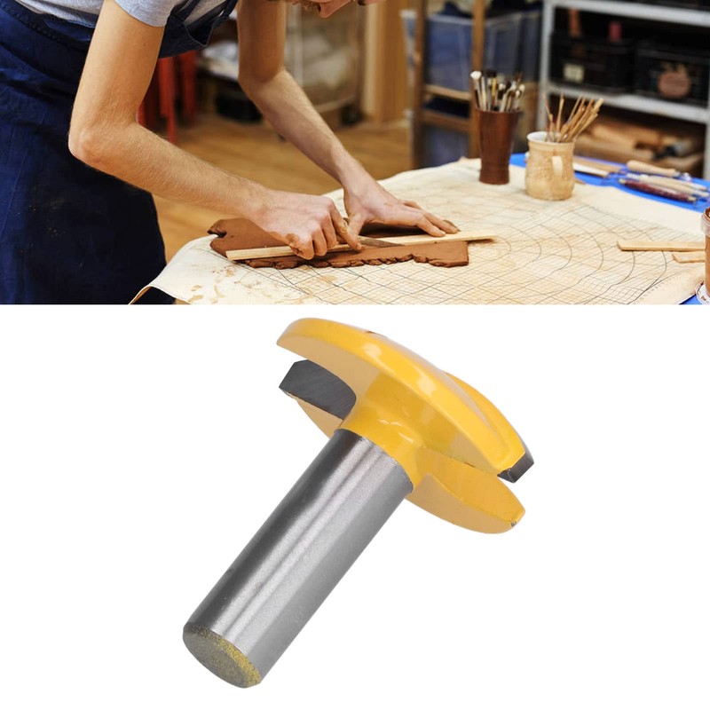 Horizontal Crown Router Bit，1/4 Inch Shank Crown Cap Molding Router