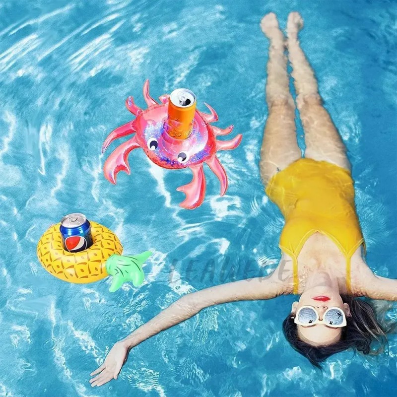Leawede 15pzs Porta Vasos Inflables Surtidos Piscinas Con In