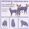 Hjyokuso Hairless Cat Sweater, Sphynx Cat Clothes, Kitten Clothes, Breathable