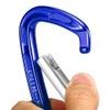 [通拓商品]24KN Non-locking Straight Gate Carabiner 25KN Twist Gate Carabiner Heavy