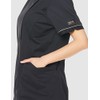 Michelle Clan MK0041 Women's Jacket (Anti-See-Through/Anti-Static/Stretch/Antibacterial/Easy Care/Industrial Washing), C-10 Black