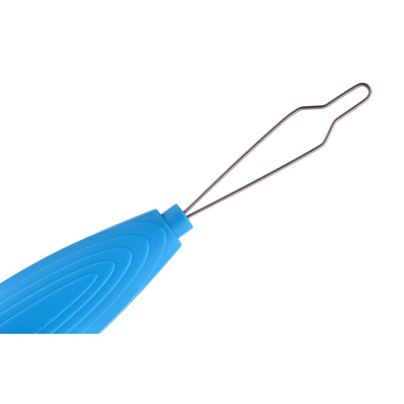 Ability Superstore Economy Plastic Handle Button Hook Zipper, Blue