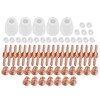65Pcs PT‑31 Plasma Cutting Consumables Fit for CUT‑40 Plasma Cutting