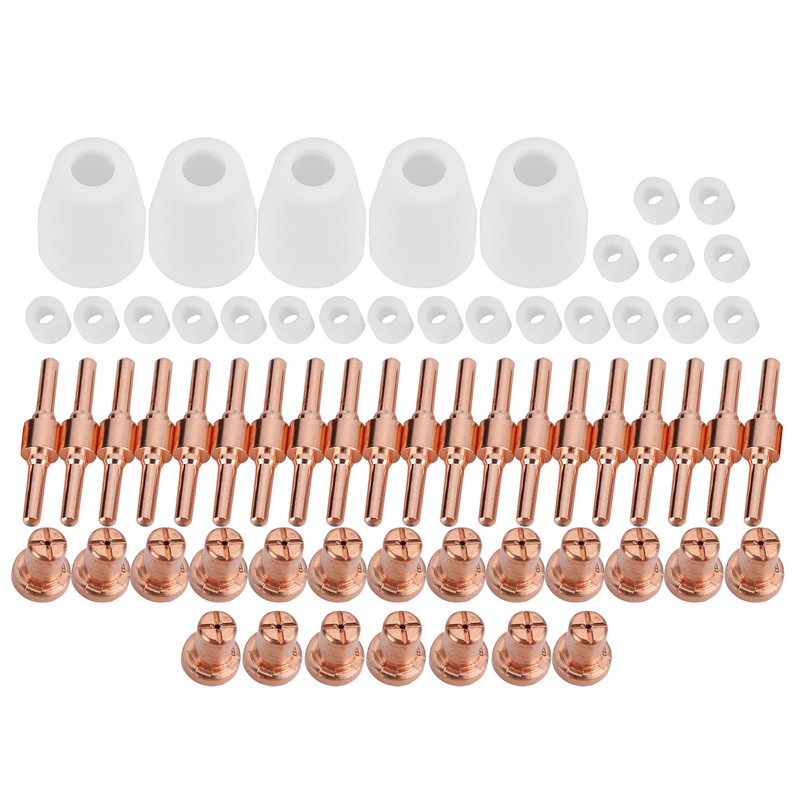 65Pcs PT‑31 Plasma Cutting Consumables Fit for CUT‑40 Plasma Cutting
