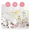 Children's Cushion Cover, Pack of 2, 100% Cotton Baby Pillowcase,