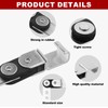 joytrace 3" Exhaust Hangers Kit 12PC - 360° Swivel Clamps