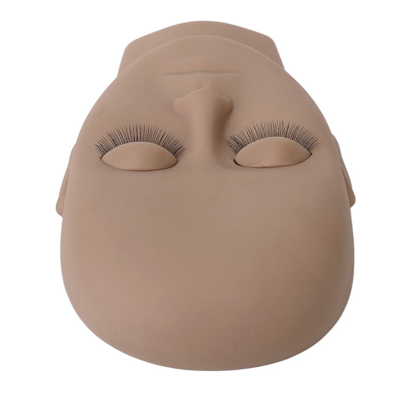 Eyelash Mannequin Head Double Laryer Eyelash Extension Removable Eyelids Makeup
