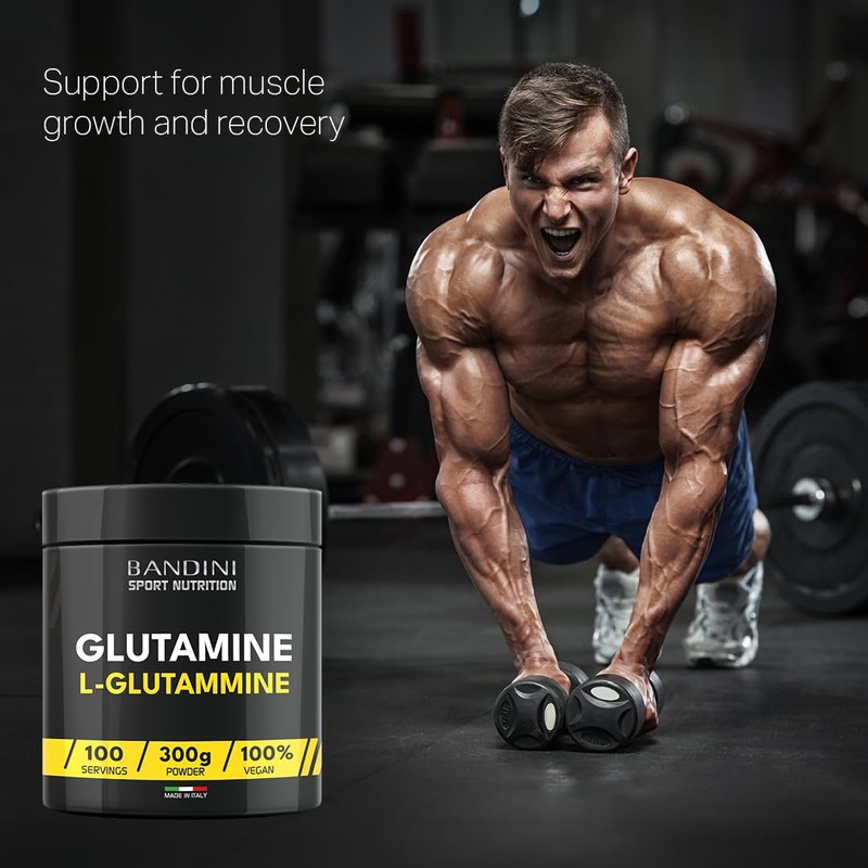 Bandini® Pure L-Glutamine Powder, High Strength & Flavourless, Essential Amino