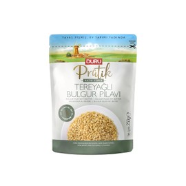 Duru Bulgur Pilaf with Butter, 8,8 Ounces, Heat & Eat, 100% Natural, Non-GMO, BPA Free, No Trans Fat, No Preservatives