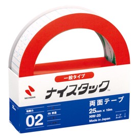 Nichiban Double-sided Tape Nyustak (General) 25mm×10m NW-25