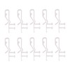 Amazing Drapery Hardware 1-3/4th Clear Hidden Valance Clips - Durable