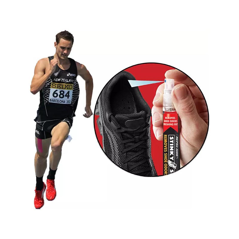 SKM Stinky Shoe Odor Eliminator Spray - Deodorizing Shoe Spray