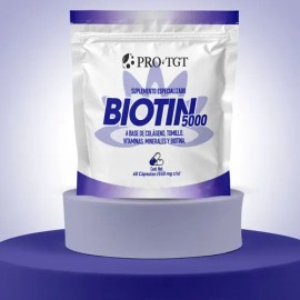 Biotina 5000 Cápsulas Bariatrica Protgt Sabor