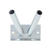Alberts 639679 Holder for Flagpoles, for Wall Mounting, for Two