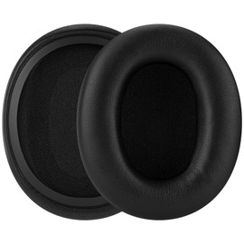 Linkidea Replacement Ear Pads for Skullcandy Crusher ANC 2 Protein Leather Black