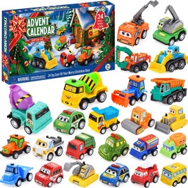 Advent Calendar 2026 Kids Boys, 24 Days Surprises Cars Christmas Countdown