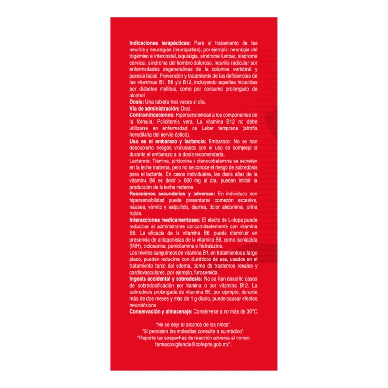 Mifisur Suplemento Vitaminas B B1 B6 B12 Sydenham Bote C/60