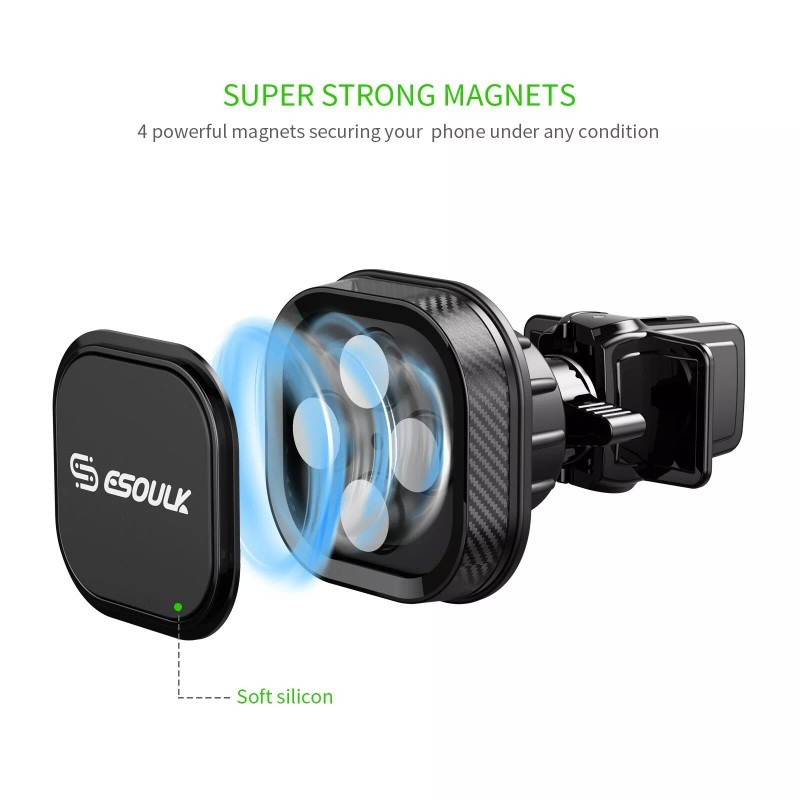esoulk universal magnetic car holder air vent