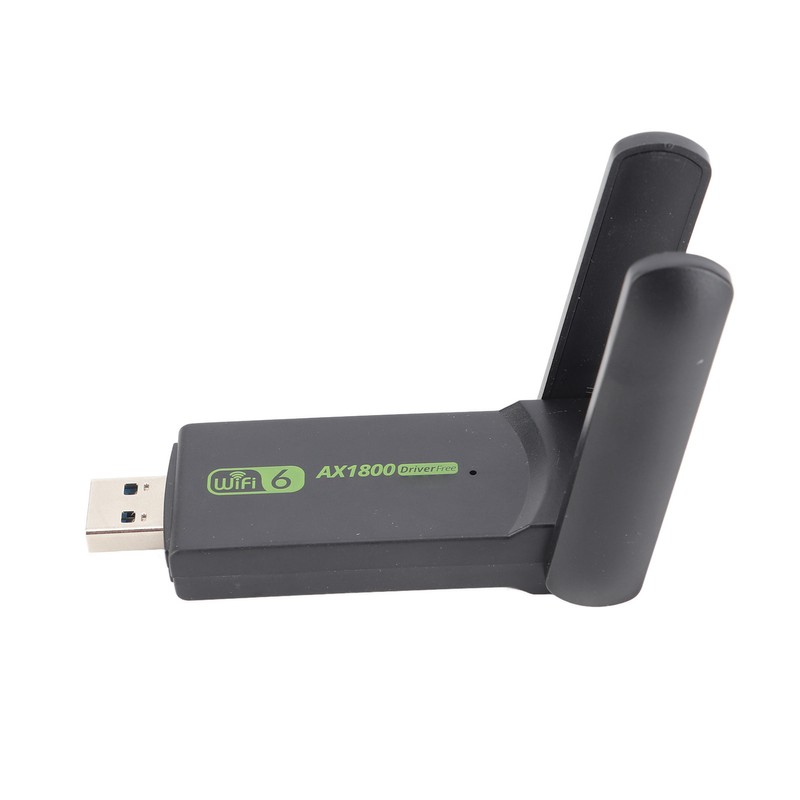 WiFi 6 Adapter USB3.0 2.4GHZ to 5.0GHZ AX1800Mbps MU MIMO