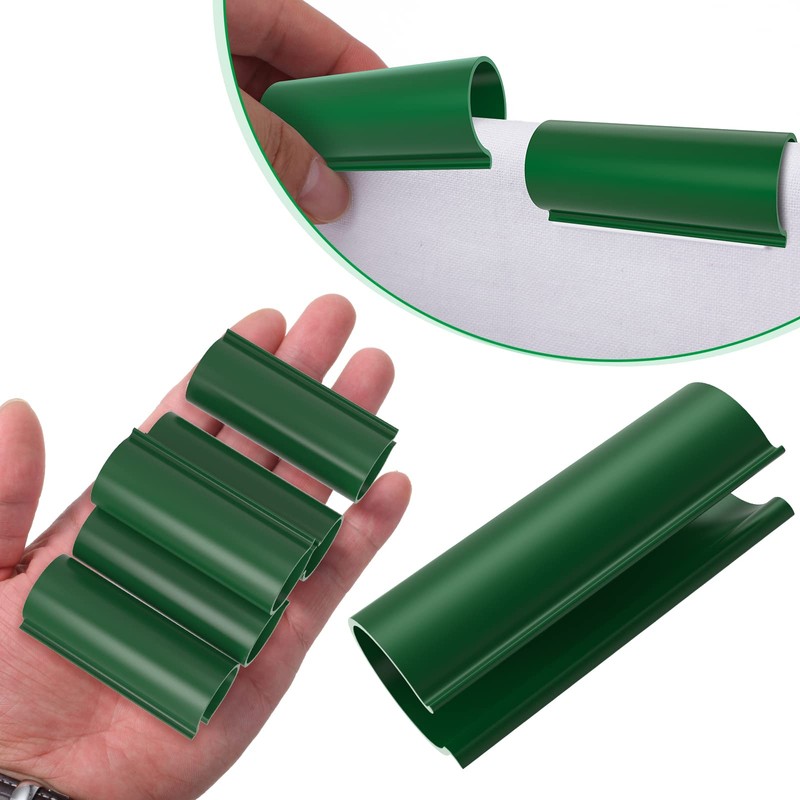 Jetec 16 Pcs Summer Clamp for PVC Pipe Greenhouses, Row