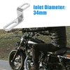 A ABSOPRO Motorcycle Exhaust Pipe Bracket 20mm 30mm Z Shape