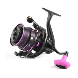 SOUUXIU Spinning Fishing Reel,Saltwater Rotating Reel,Smooth Rotating Reel,Powerful Cnc Rocker Lever, Fishing Reel With Interchangeable Handle For Long-Lasting Use (FD4000S)
