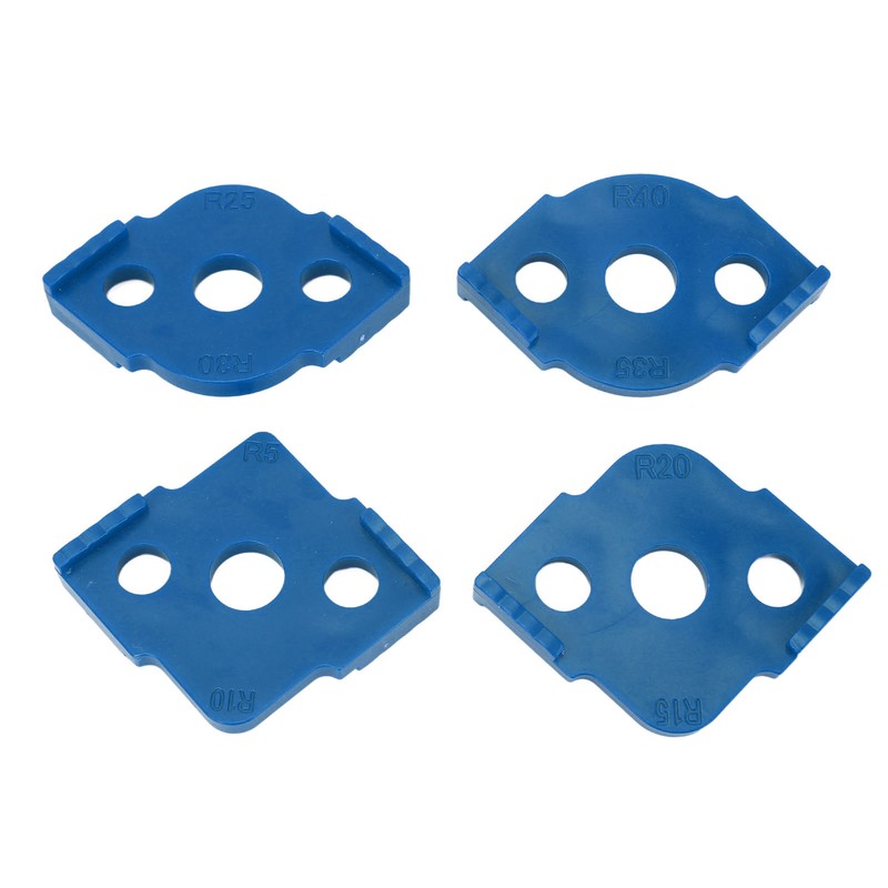 4PCS R Corner Templates Round Angle Radius Jig Routing Template
