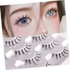 VICASKY 5 Pairs Long False Eyelashes with Rhinestones Decorative for